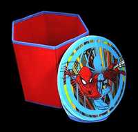 Składana pufa do przechowywania Spider-Man Marvel 28x28x27 cm