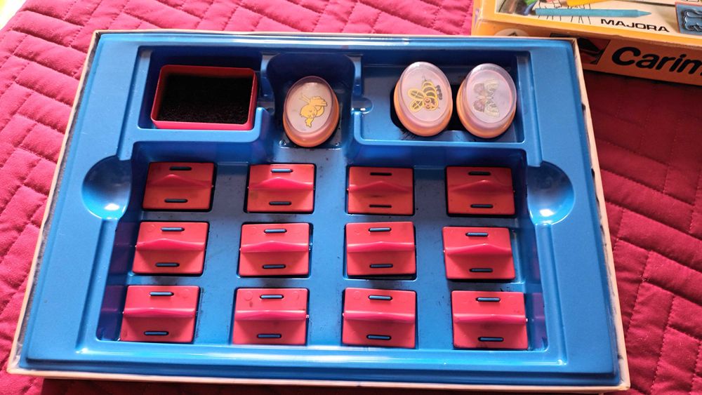 Caixa de carimbos de animais do Zoo