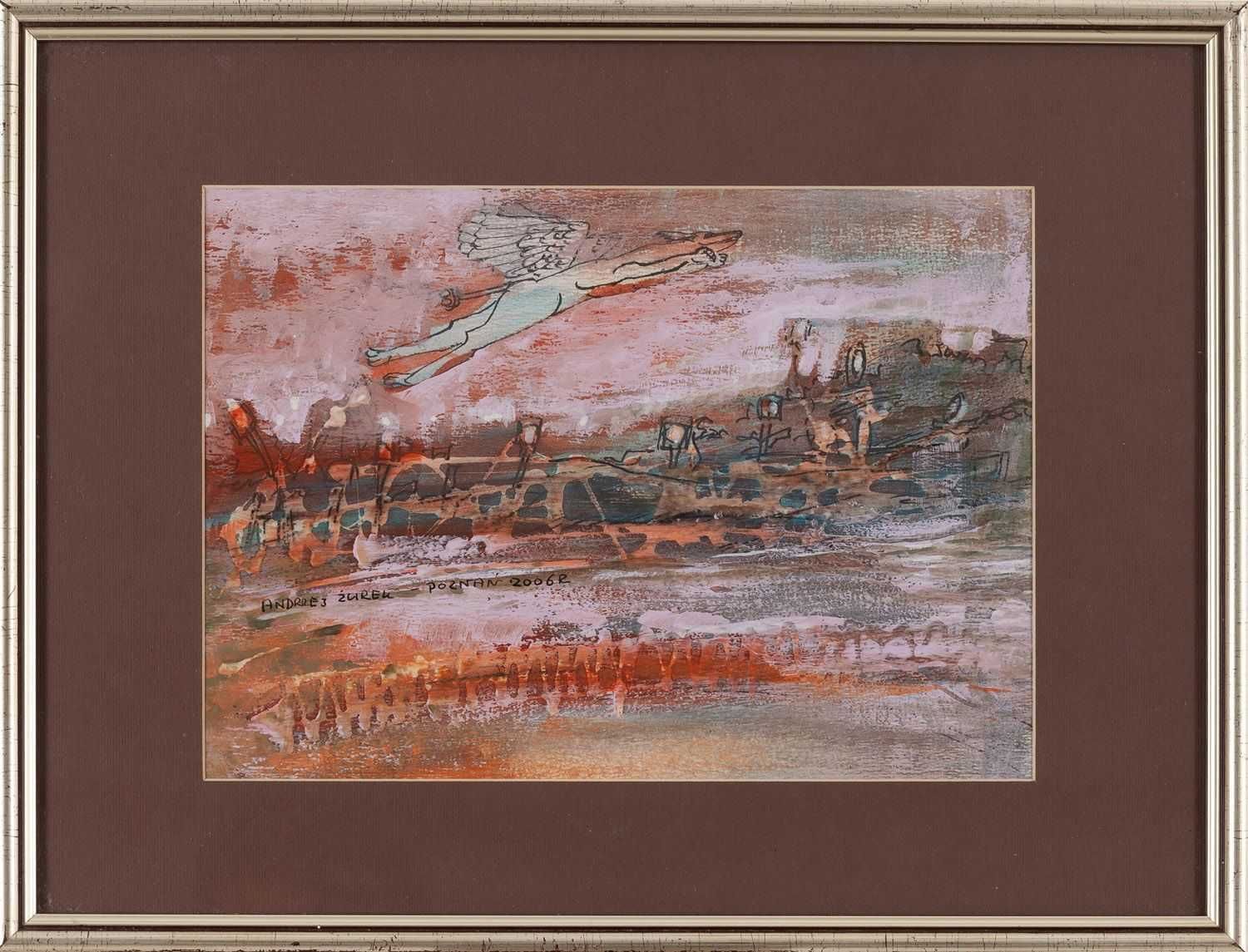 Andrzej Żurek - bez tytułu, 2006, akwarela, gwasz, tusz