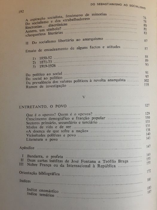 Acúrsio das Neves/ Do Sebastianismo ao Socialismo/Quase História