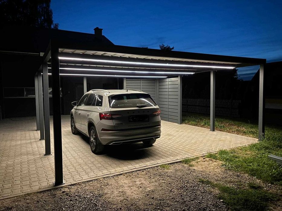 Carport/wiata samochodowa 6m x 6m