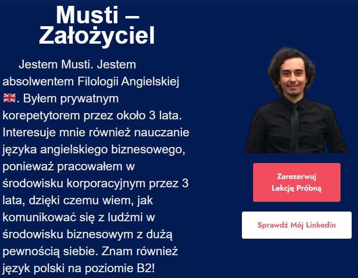 LEKCJA ANGIELSKIEGO 1:1 - Bez Umowy Online od 40zł