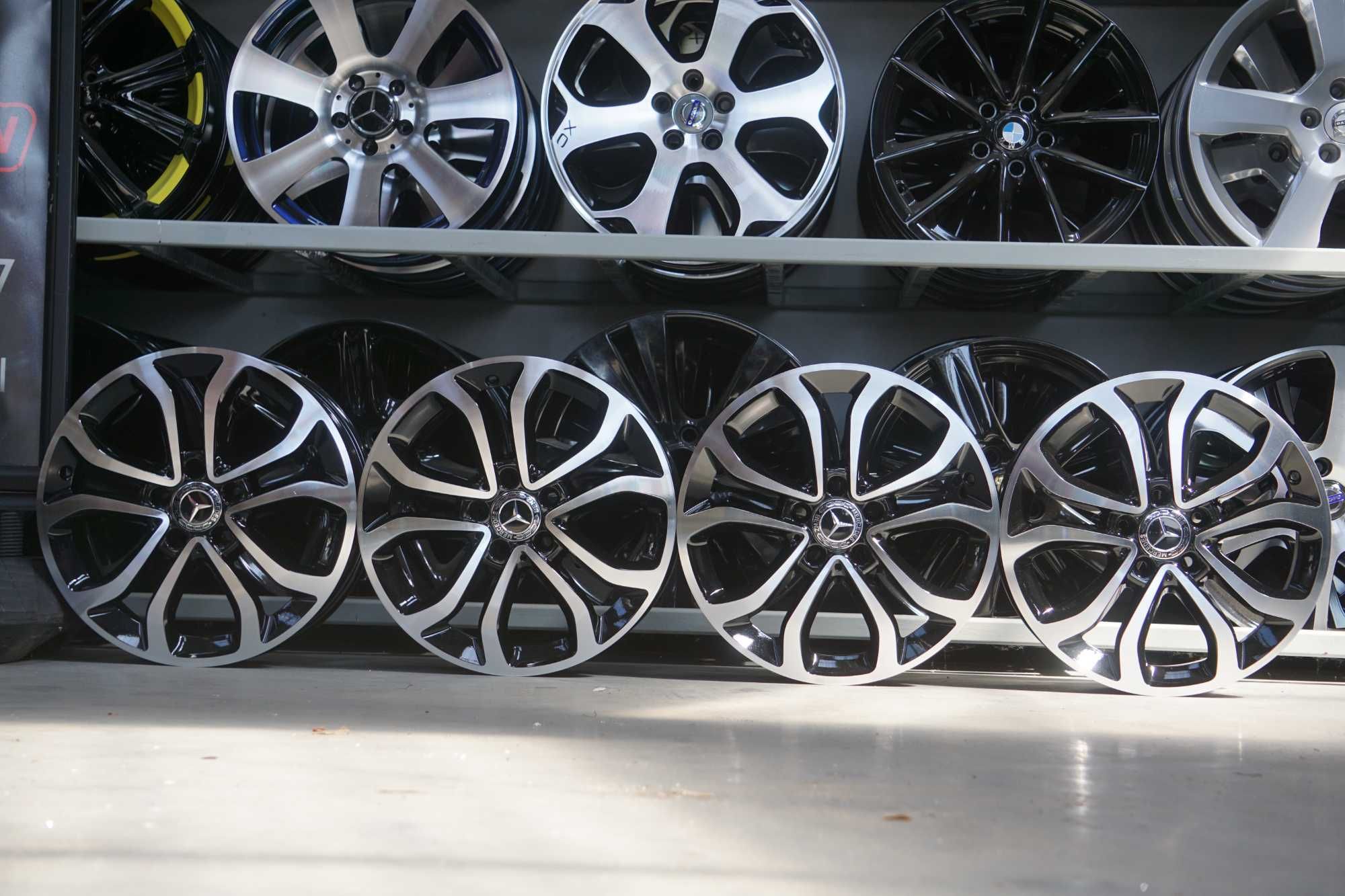 Alufelgi oryginał Mercedes W205 5x112 7Jx17 et48,5 cb66,6mm bikolor,