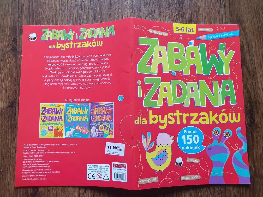 Zabawy i zadania dla bystrzaków - 5-6 lat