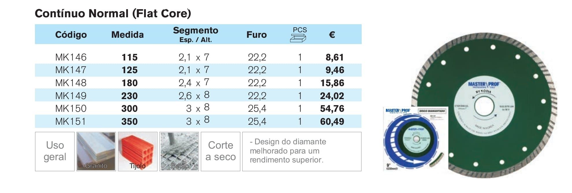 Discos Diamante várias medidas