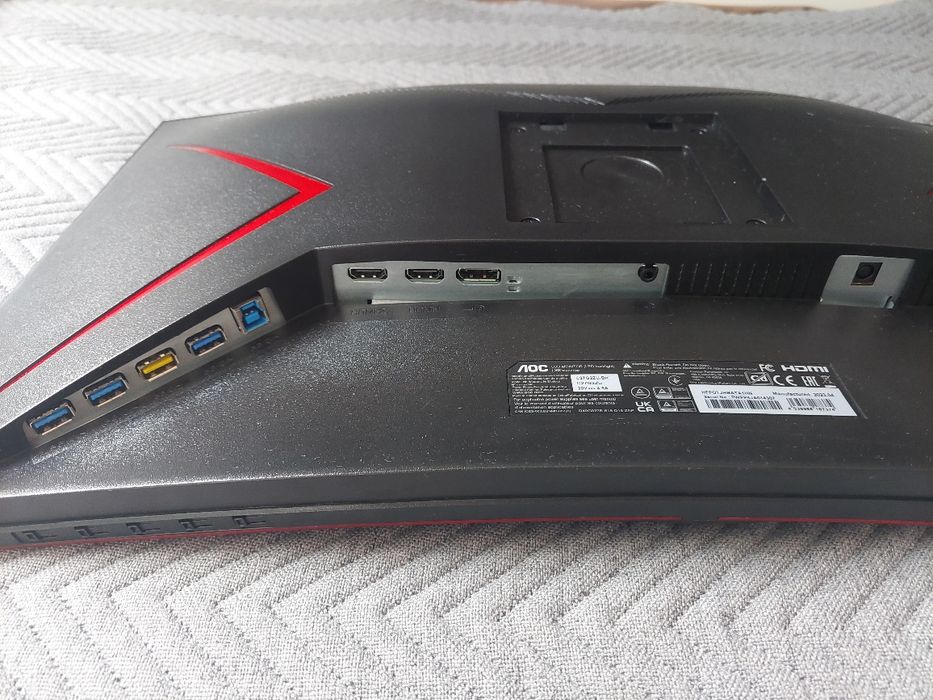 Monitor aoc 27 cali uszkodzony na części