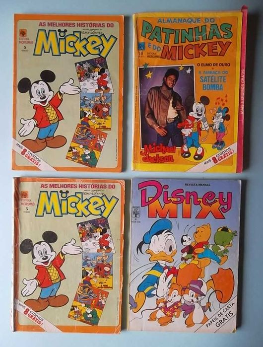 3 Revistas DISNEY com BRINDES (cromos)