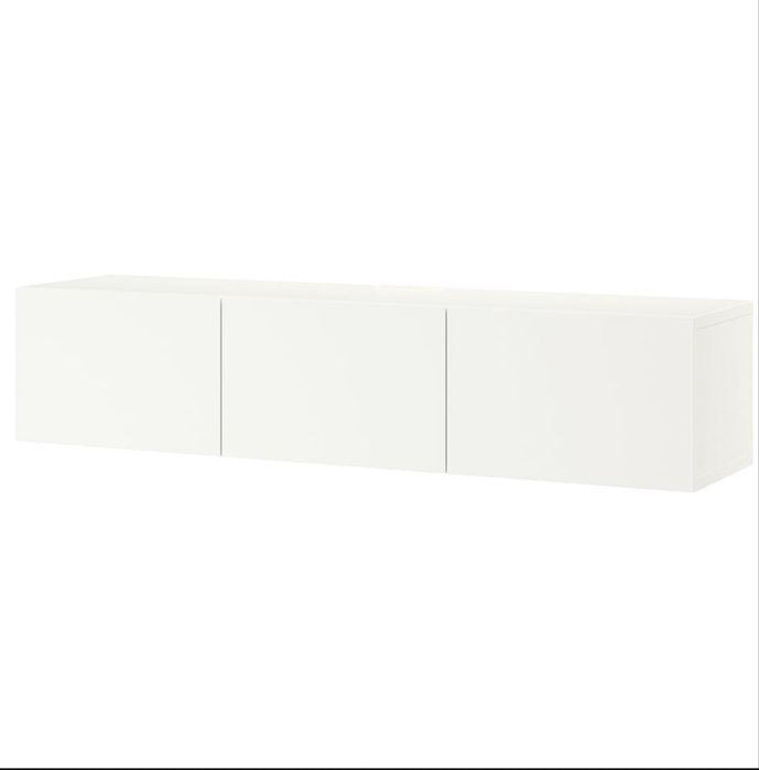 Movel TV Ikea BESTA com tampo em carvalho