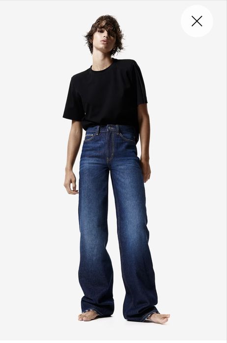 Джинси wide leg HM 36