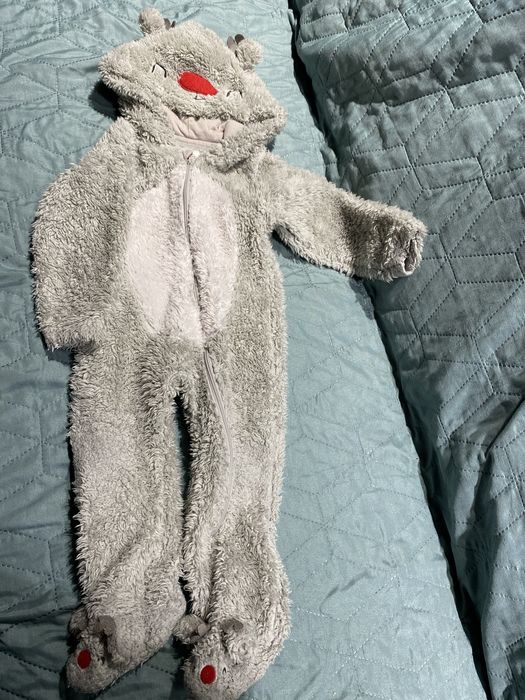 Kombinezon wiosenny pajacyk śpiworek miś Renifer roz 80