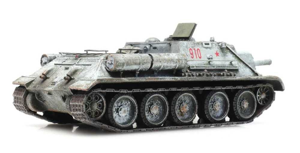 model diecast Artitec H0 1:87 działo samobieżne SU 122