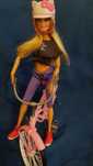 Lalka barbie barbi plus rower,kask ubranko.