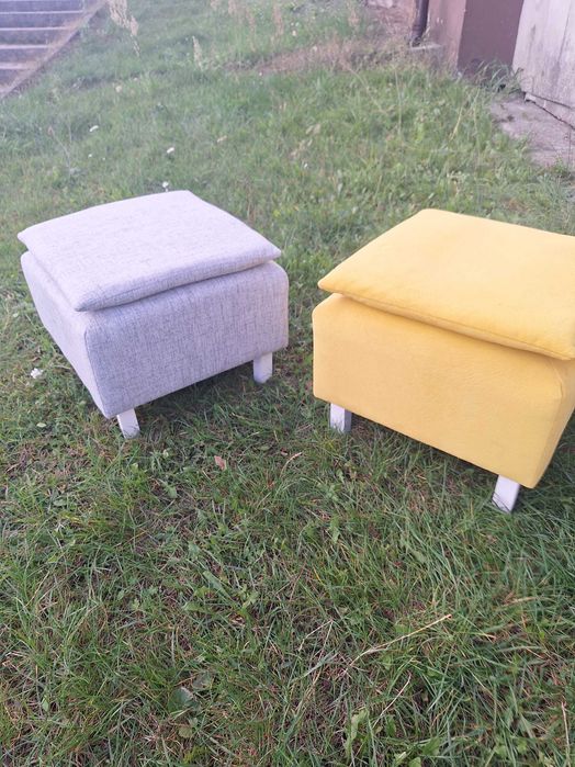Pufy 5 sztuk używane