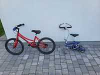 Dwa rowery dla dzieci.