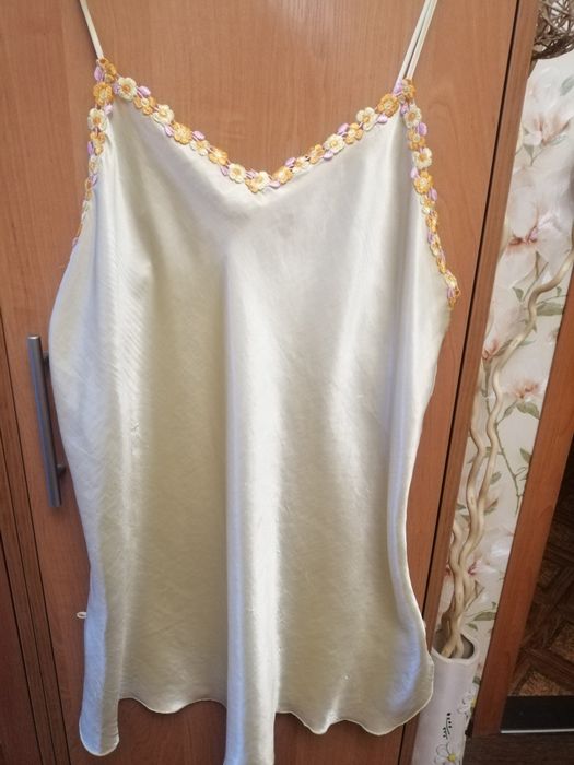 Шовкова ночнушка нічна сорочка Ночная