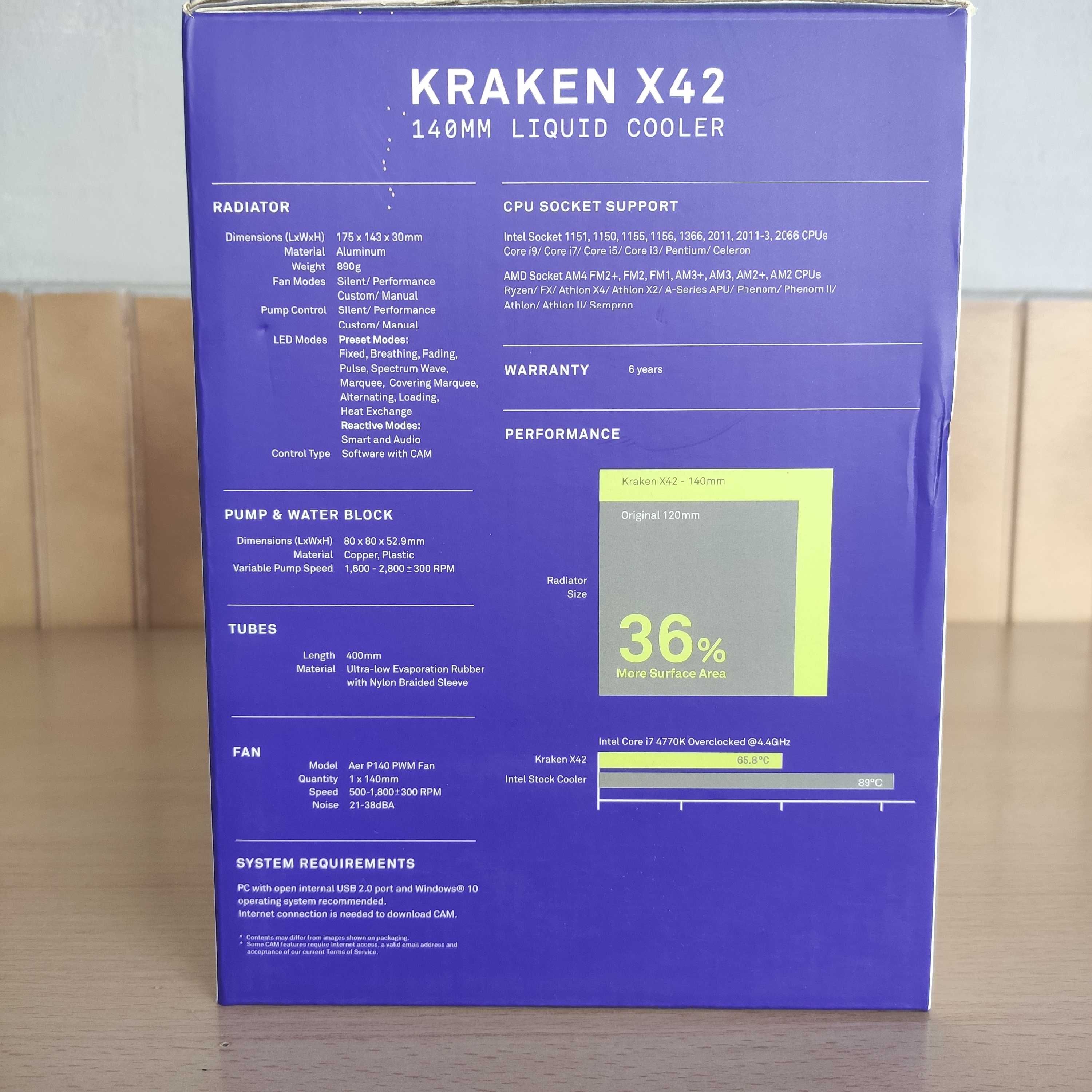 Cooler Kraken X42 V2 e Ram Gskill Trident Z DDR4 3000 CL14