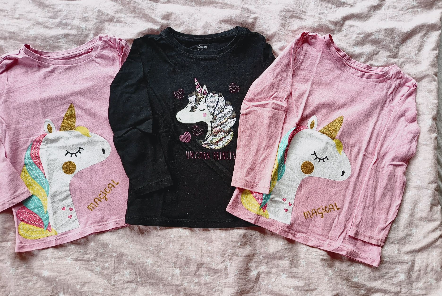 Bluzka unicorn jednorożec 104 dziewczynka