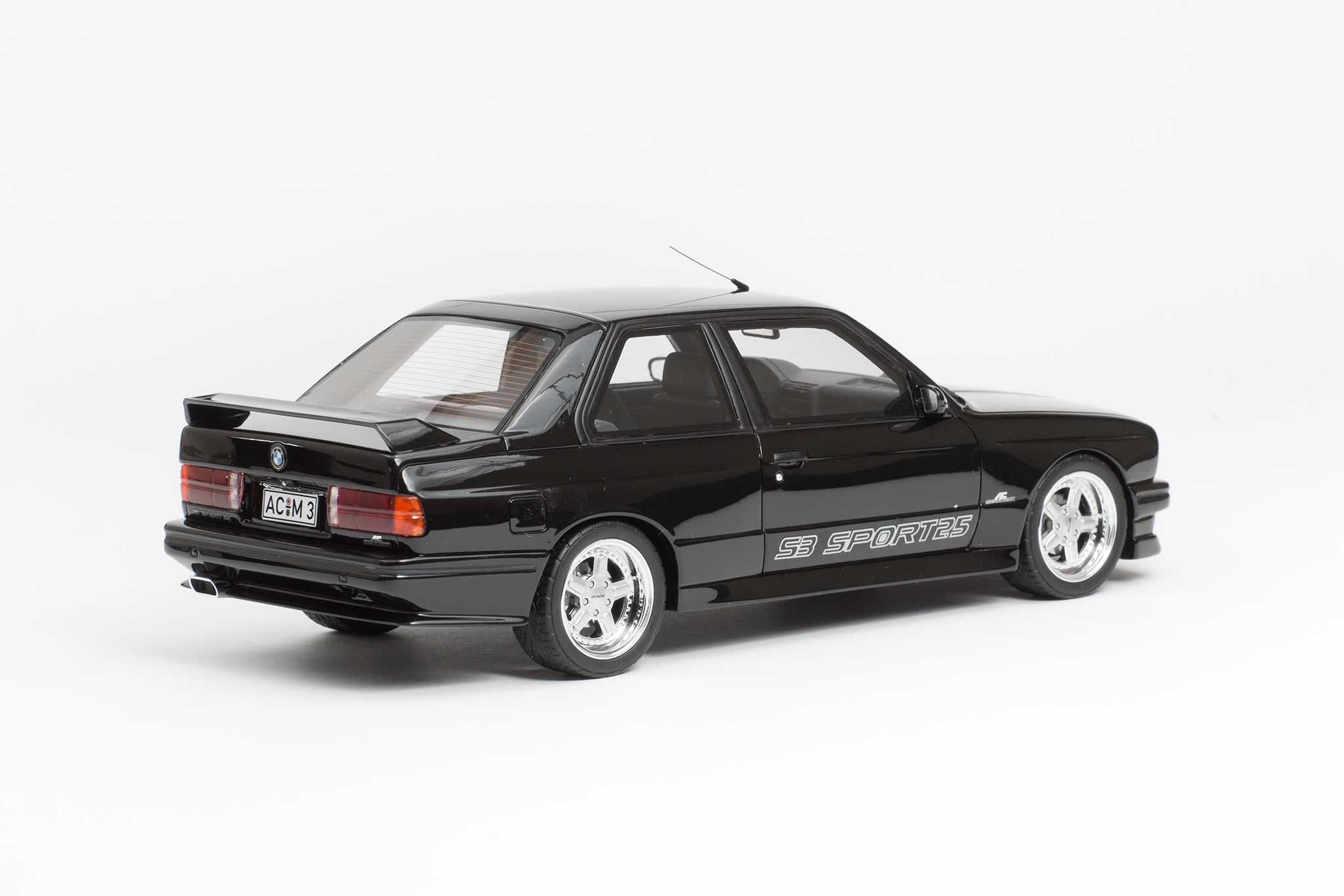 BMW M3 E30 AC Schnitzer ACS3 Sport 2.5 Black Otto 1:18