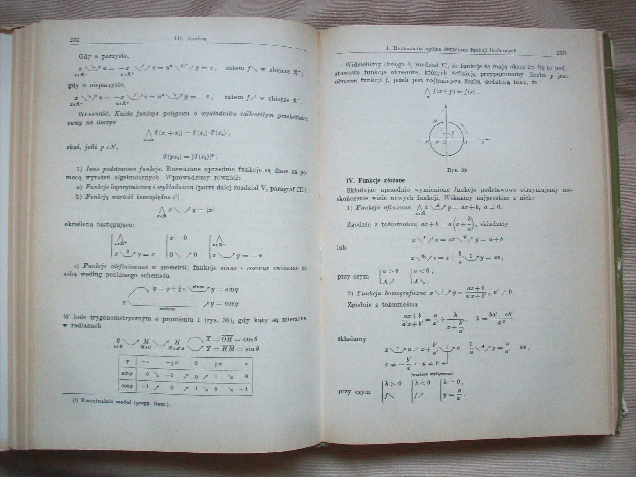 Współczesny wykład matematyki elementarnej, L.Felix, 1973.