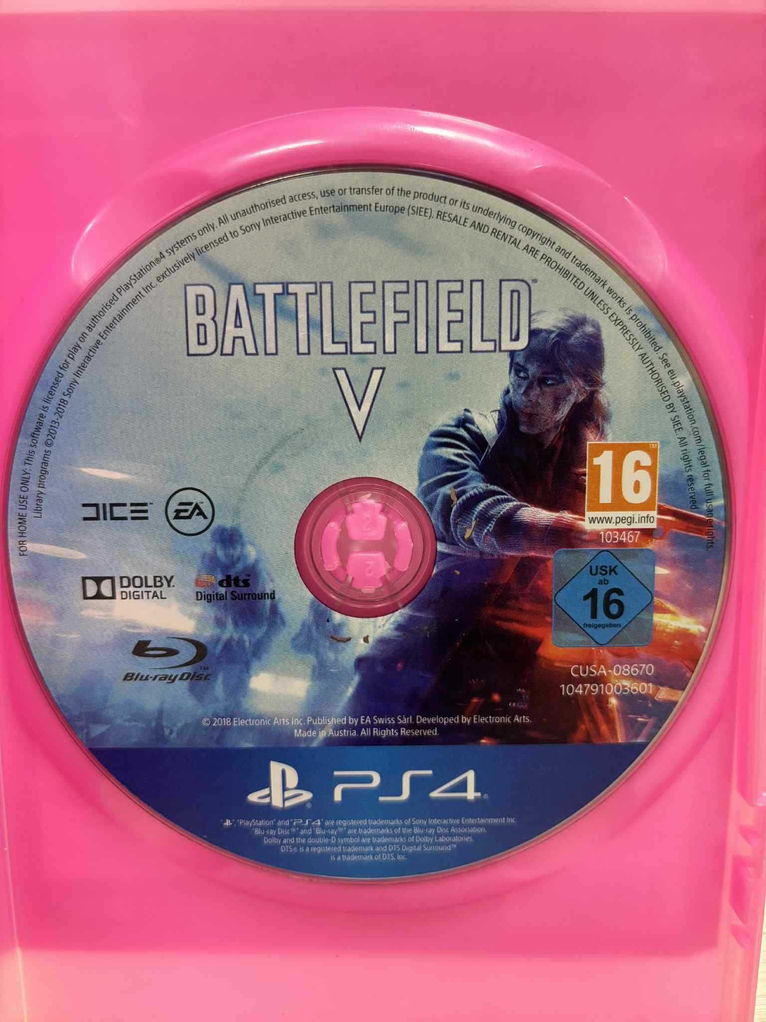 PlayStation 4 BattleField V