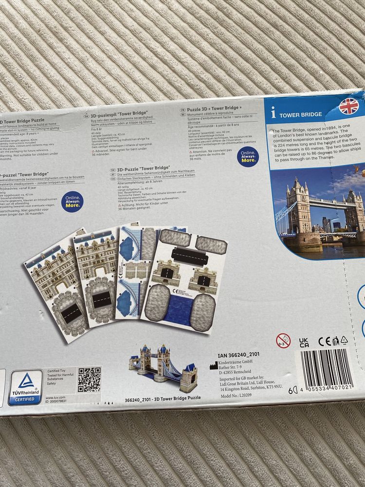 Puzzle 3D Tower Bridge