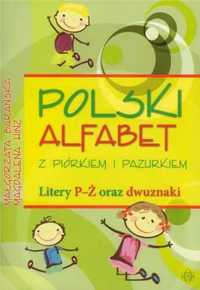 Polski alfabet z piórkiem i pazurkiem litery p - ż - Barańska Małgorz