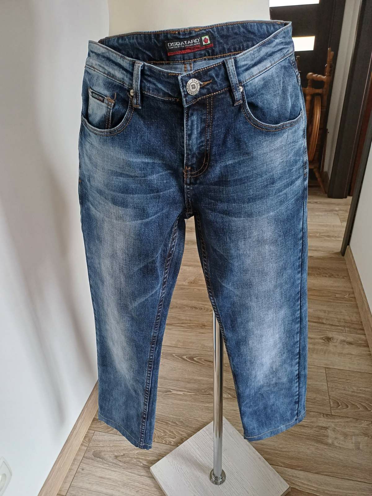 Spodnie unisex niebieski jeans Dsqatard 2 rozm L.