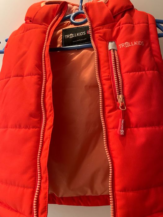 Kamizelka Trollkids i rozm. 98 i 104