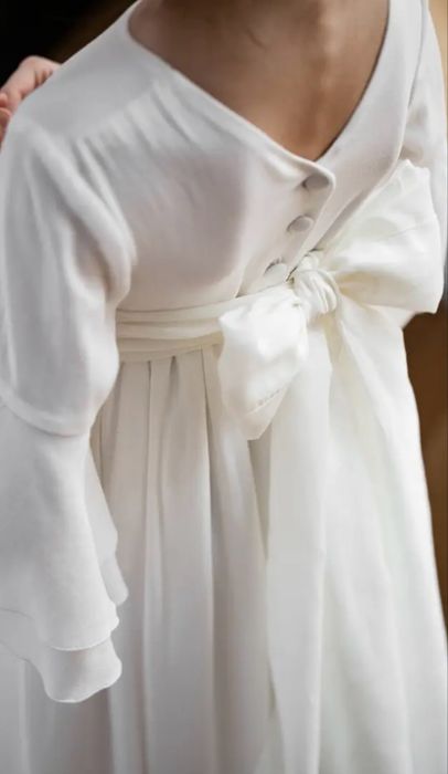 Sukienka komunijna, pelerynka, torebka