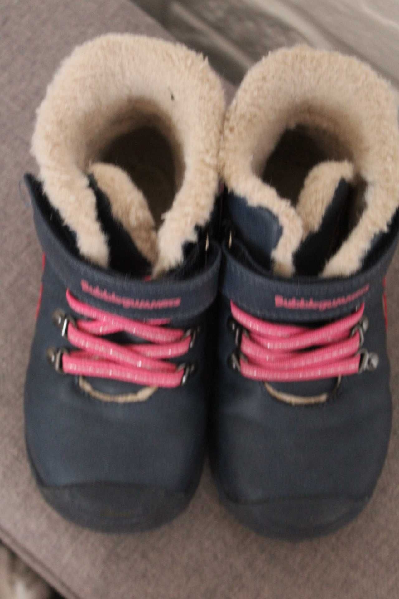 Чоботи зимові/ботинки Bubblegummers/BATA на дівчинку 25