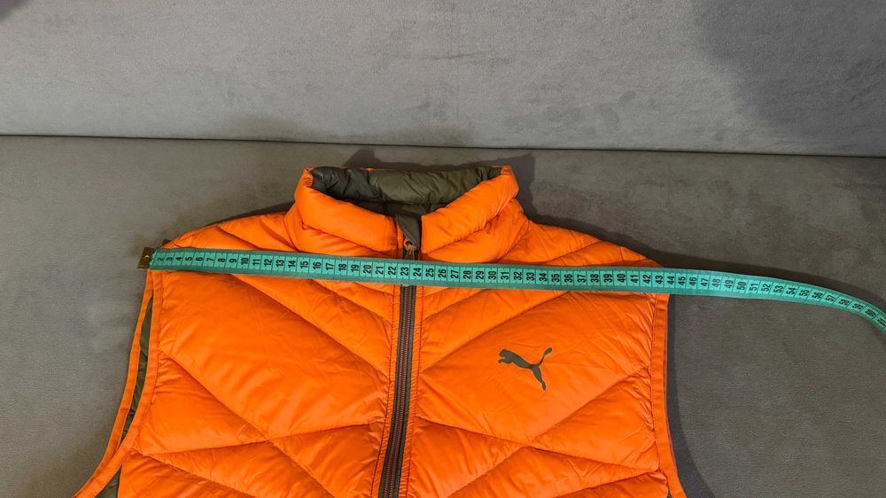 Bezrękawnik męski 90% puch 10% pierze packable Puma r S-nowy bez metki