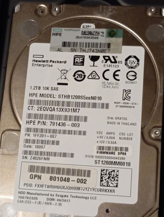 Dysk wewnetrzny używany