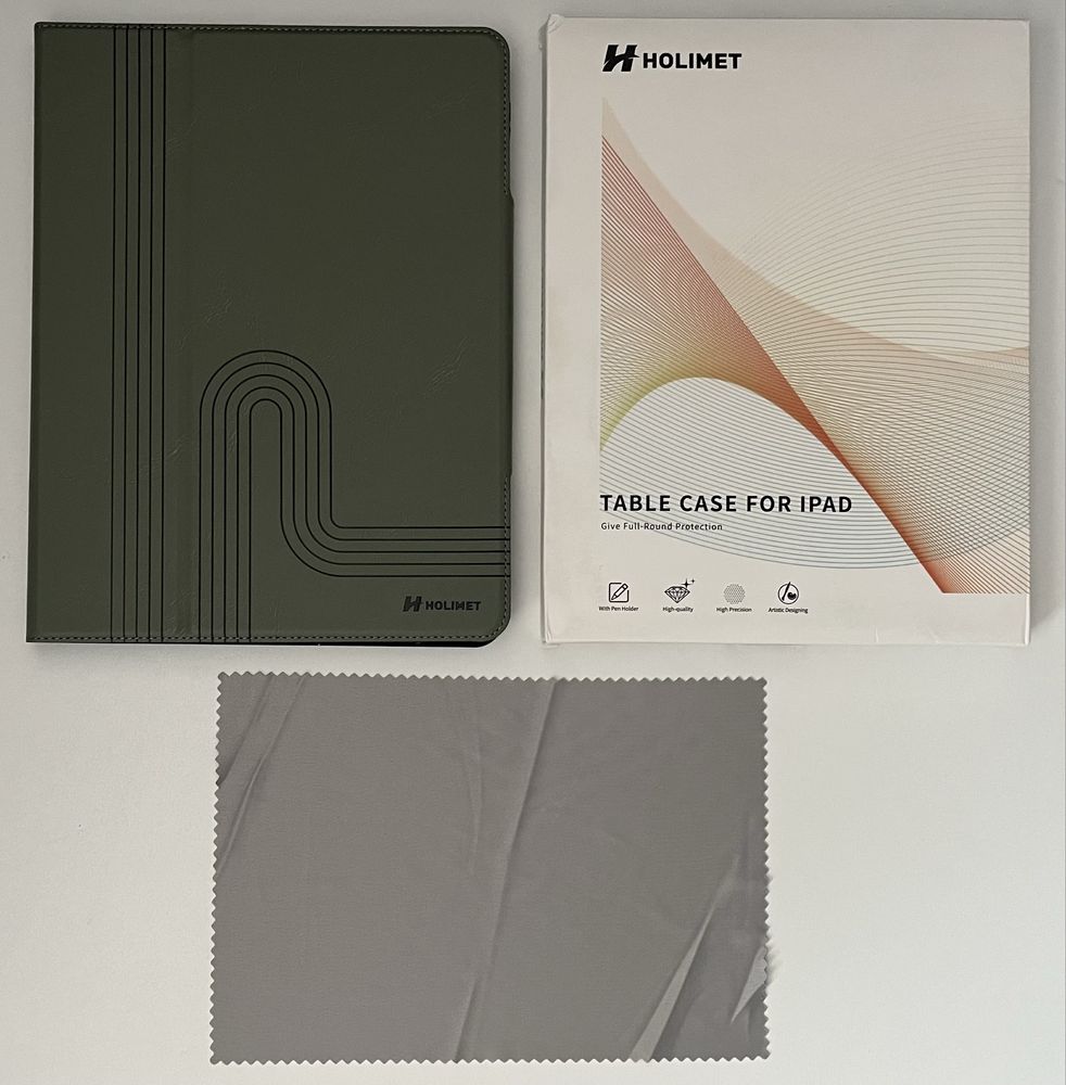 Etui HOLIMET iPad Air 11/10.9" 2025/2024/2022/2020 zielone