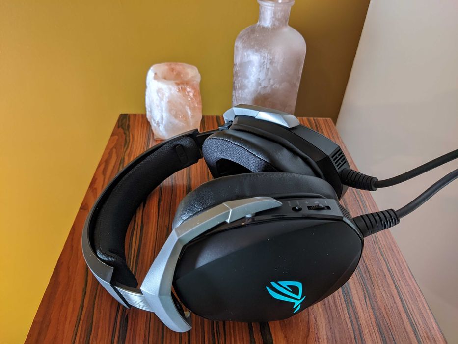 Słuchawki Gaming - ASUS ROG Theta 7.1 USB-C Gw, FV23 NOWE Gąbki