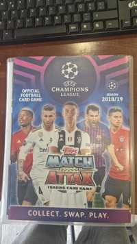 Caderneta Cromos-Match Attak-18/19-(443+14-Cards-Topps)-Completa