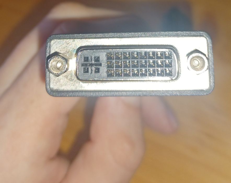 Przejściówka adpater na przewodzie HDMI - DVI (wtyk - gniazdo)