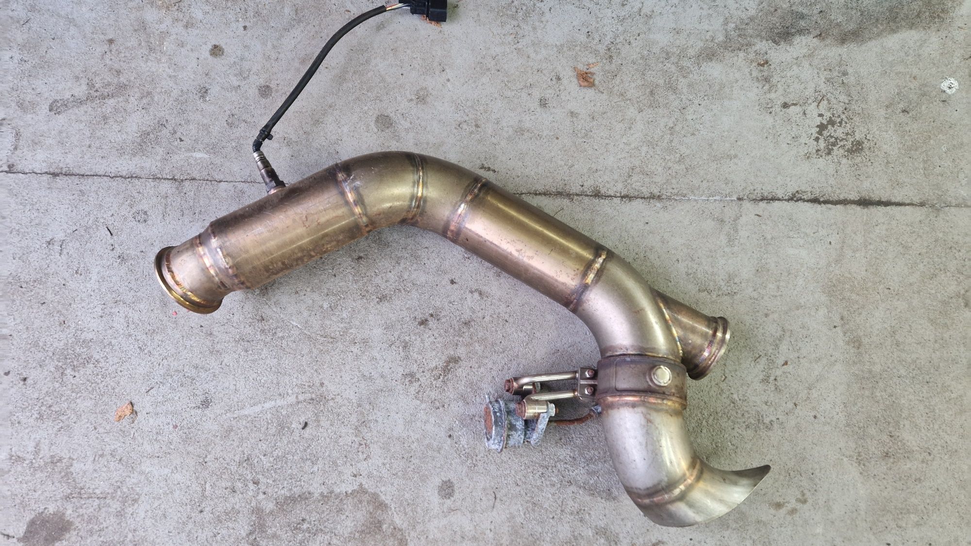 Downpipe 4 cale z przepustnicą BMW TURBO M50 2JZ okazja!