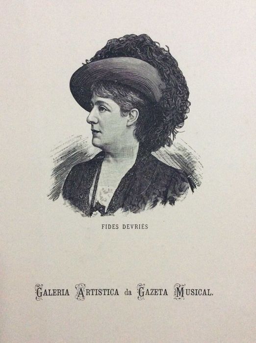 Galeria artistica da gazeta musical. Litograf. do século  XIX. Lote 1