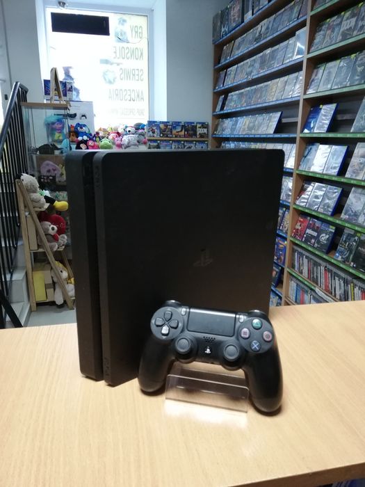 Konsola PS4 Slim 1TB Pad Okablowanie Sony Playstation 4 Gwarancja