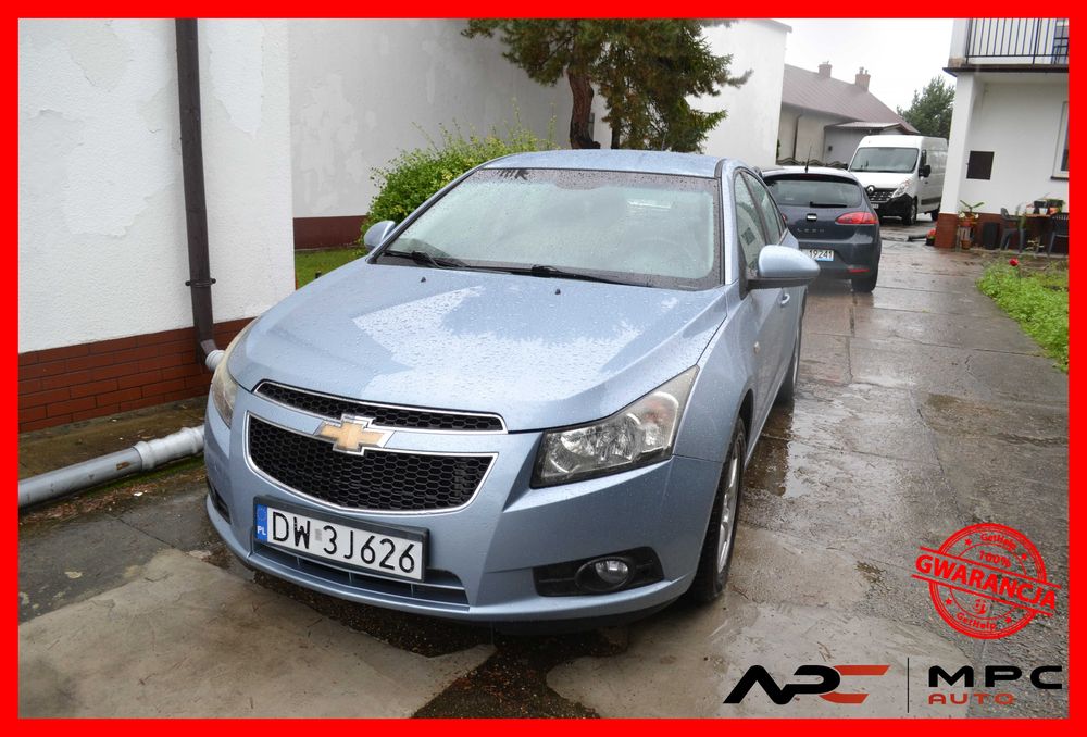Cruze - 1.6 benzyna - Mały przebieg-ŚLICZNY KOLOR-nowe opony i rozrząd