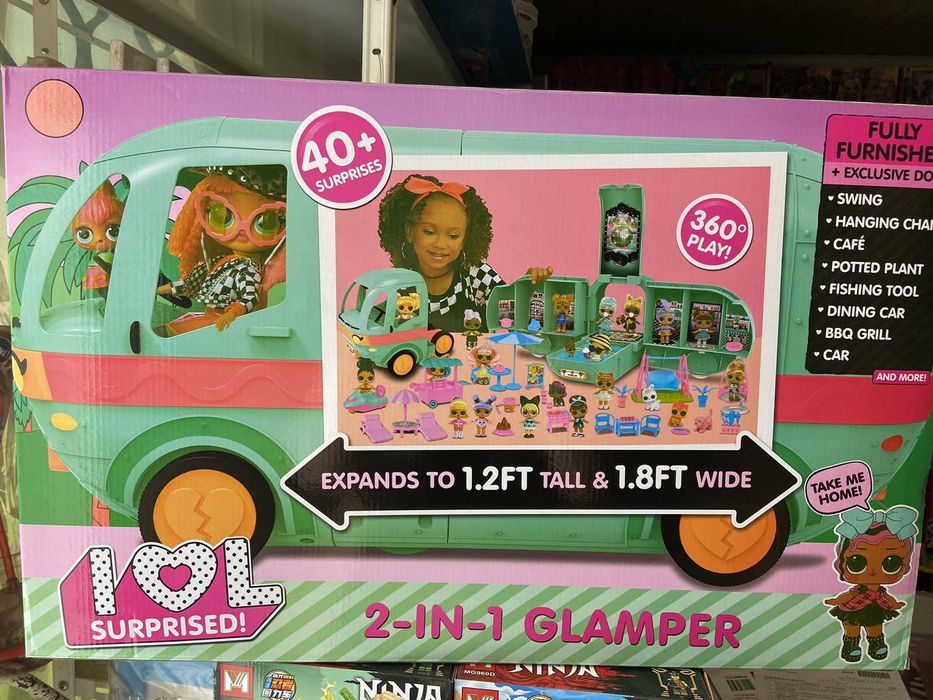 Лол автобус кемпер .Ігровий набір лялька лол LOL з пересувним будиночк