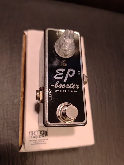 Xotic EP Booster Efekt gitarowy USA Kartonik Instrukcja