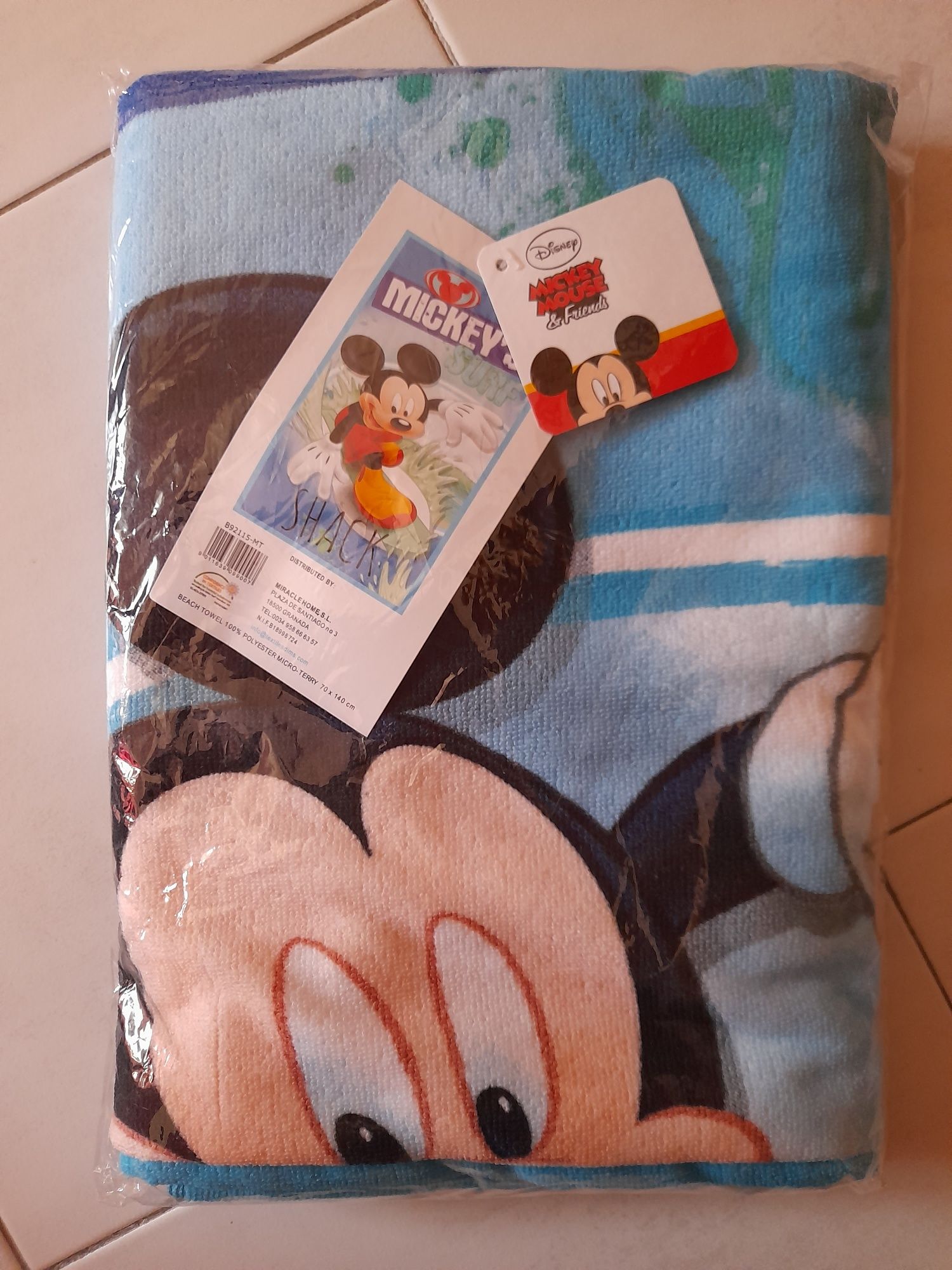 Toalha praia mickey nova nunca usada