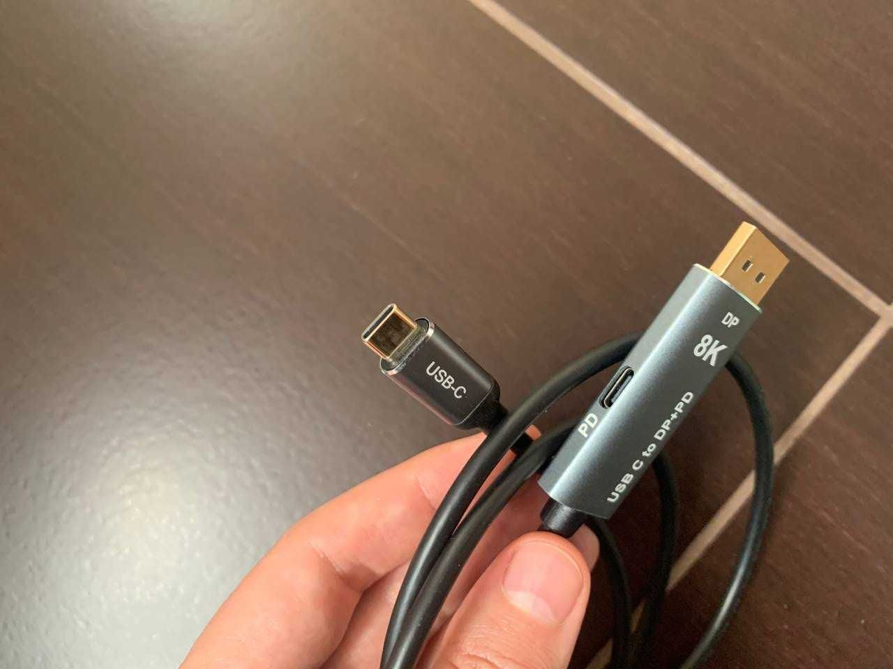 Дріт USB Type-C на DisplayPort 1.4 8K з Power Delivery