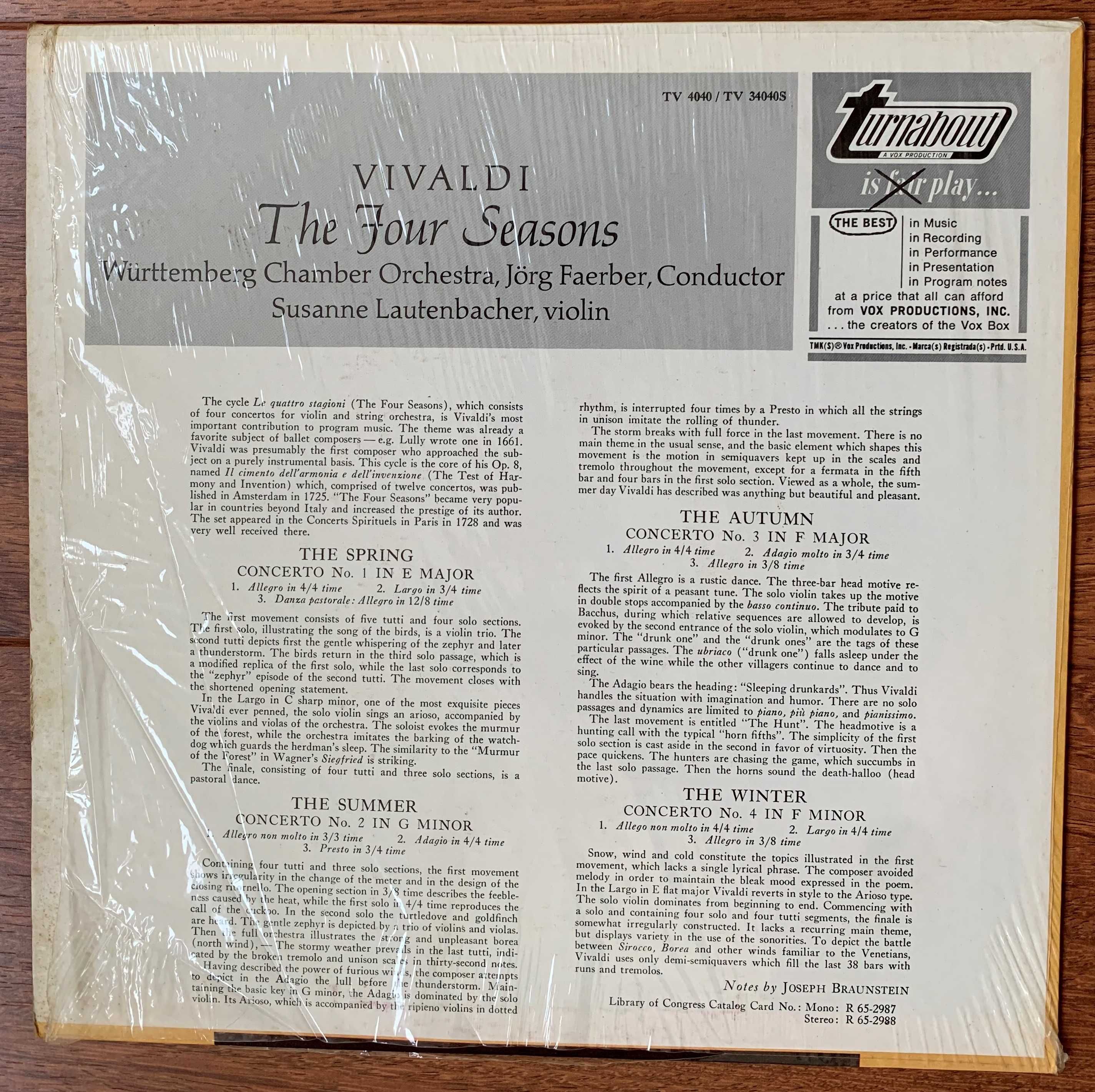 Discos de vinil - música clássica ( lote de 5 LP's)