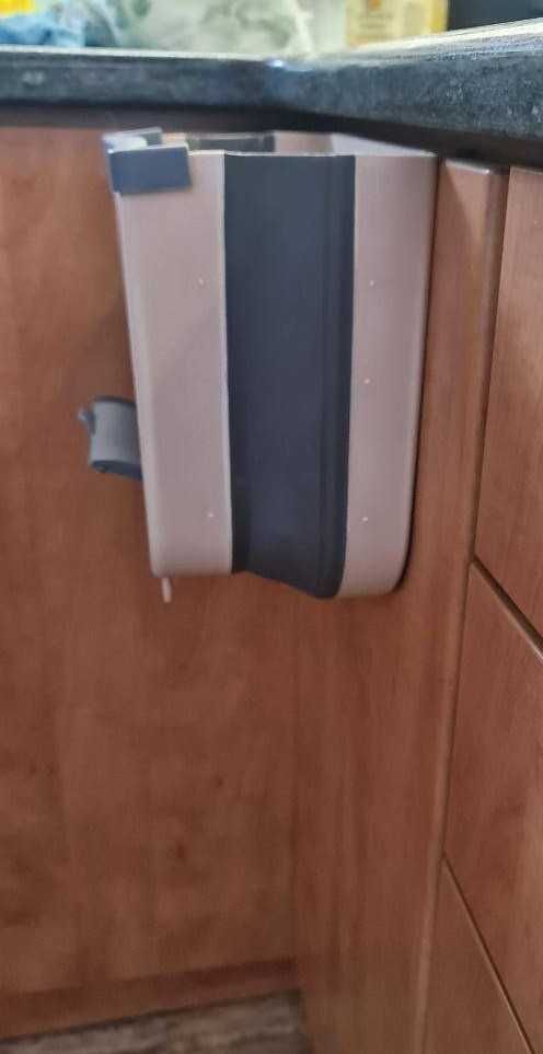 Balde Lixo Cozinha Dobrável de Parede - 7L