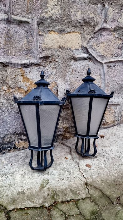 Stare lampy ogrodowe elewacyjne 2szt