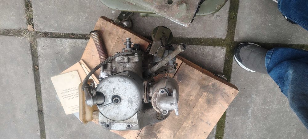 Генератор ГАБ-1 220В 1-2квт (рабочий) + запасной двигатель