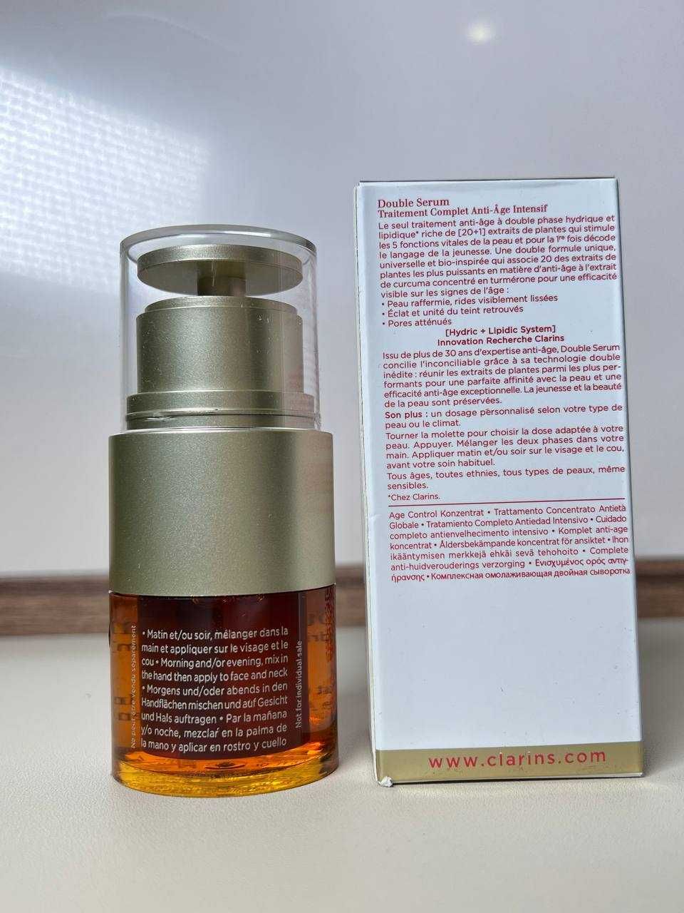 Сироватка для обличчя Clarins Double Complete Age Control Concentrate