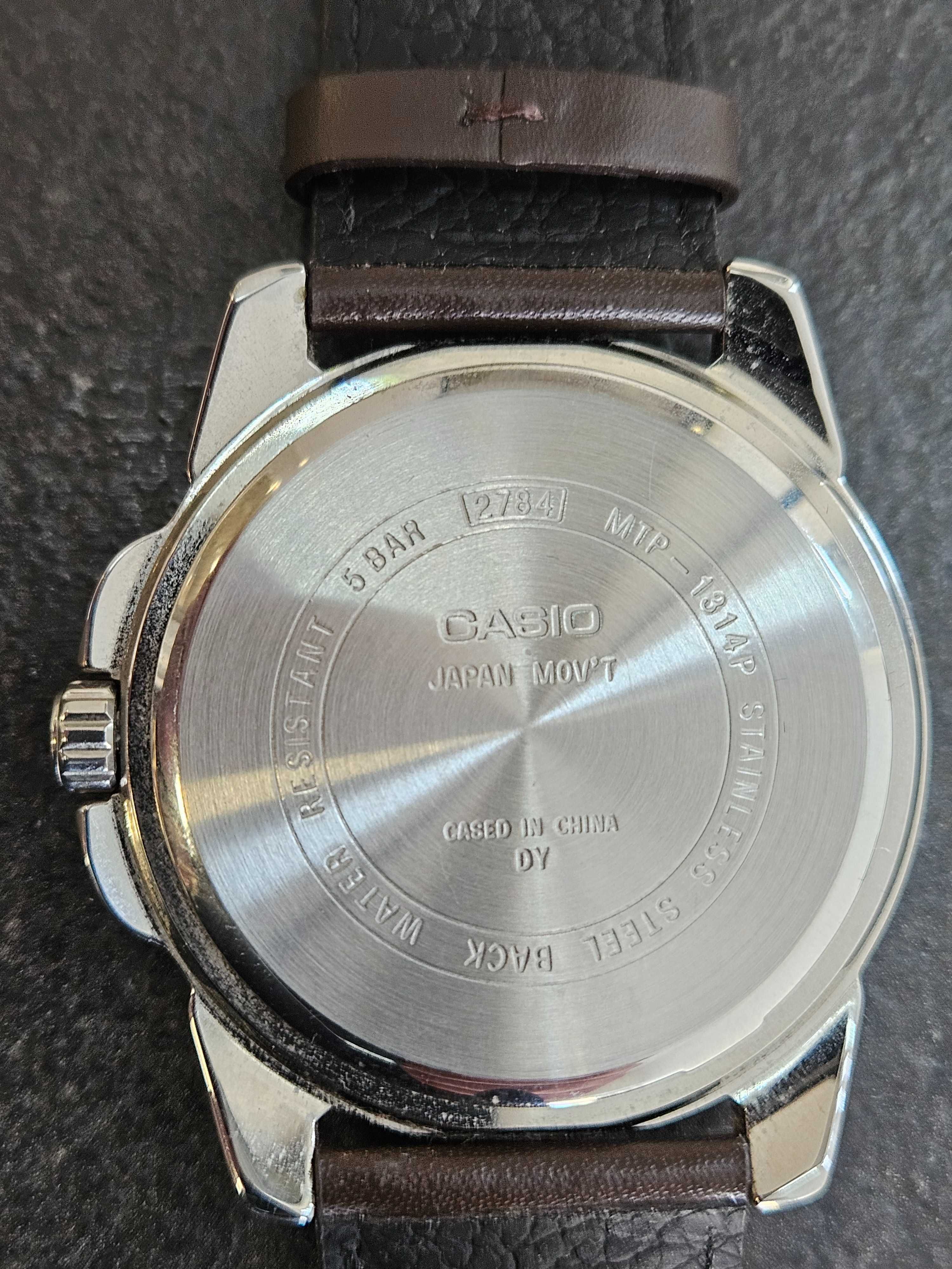Elegancki i stylowy zegarek CASIO MTP-1314P Gwarancja
